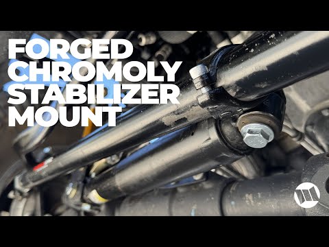 Forged Chromoly Steering Stabilizer Tie Rod Bracket for Jeep Wrangler and Gladiator