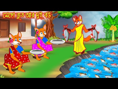 মেছো ভূত আর দুই বউ | Mecho Vuth R Dui Bou | Bangla Cartoon | Thakurmar Jhuli | Rupkothar Golpo