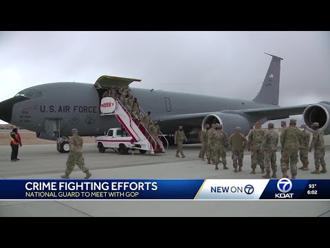YouTube video thumbnail: GOP Leaders, New Mexico National Guard Discuss Crime Fighting Efforts