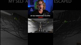 My Self-Aware Robot Escaped! ENDING #shorts #creepy #scary #horror #wespinkston