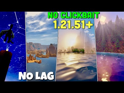 (Top 9) Best *NEW* Minecraft Bedrock 1.21+ Ultra Realistic Shaders (iOS, Android, Windows, Consoles)