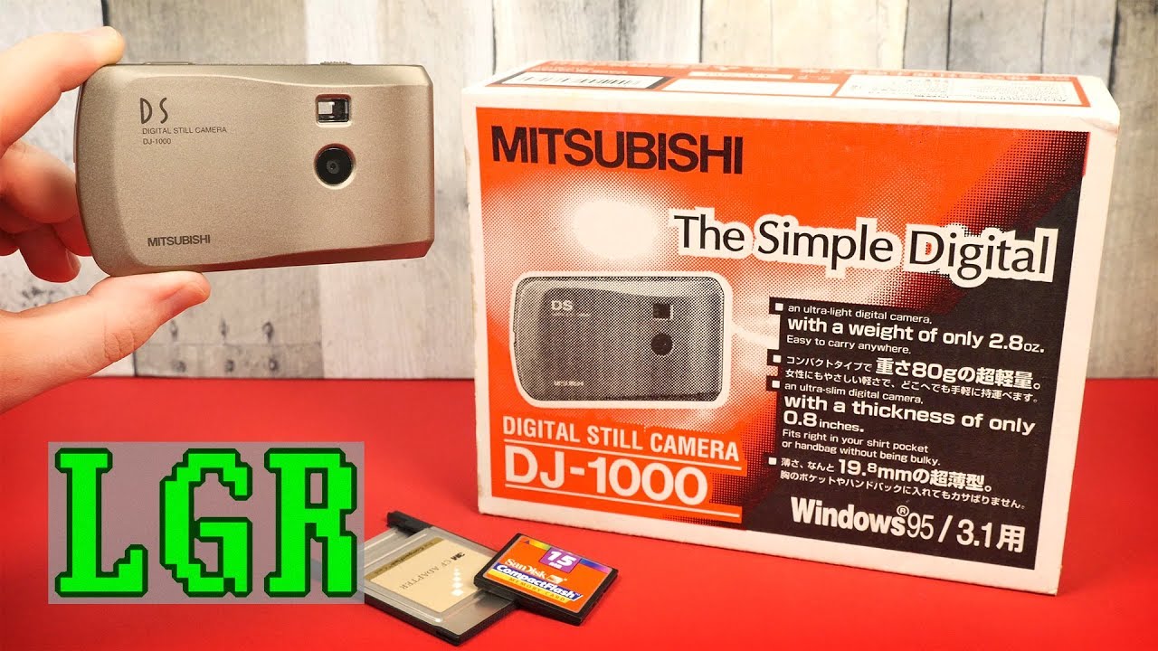 Mitsubishi DJ-1000: World's Smallest Digital Camera (in 1997)