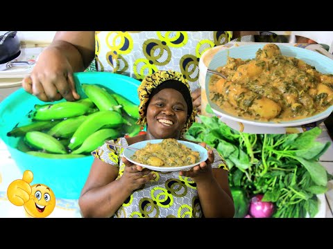 NUSHAKA KURYA IGITOKI KIRYOSHYE KITARIMO AMAVUTA,GITEKA GUTYA /COOKING PERFECT MATOOKE PEANUT RECIPE