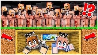 FRANZ & JOJO PANIK ADA BENCANA KIAMAT VILLAGER MENGERIKAN di MINECRAFT
