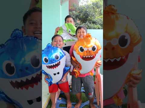 Adu Balon Baby Shark #shorts
