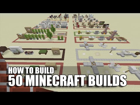 50 Building/Decorations In Minecraft!