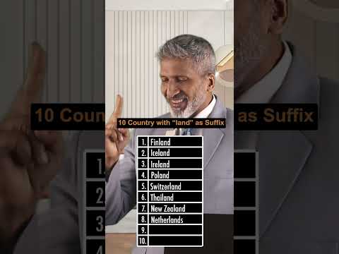 10 Country with โlandโ as Suffix | Anurag Aggarwal