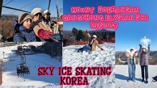 MOUNT SEORAKSAN  WINTER KOREA, NAIK CABLE CAR DAN BERMAIN SALJU