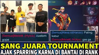 CUSTOM SINI T4RUHAN 500K ! WKWKWK GAK TERIMA KALAH SAMPAI AJAK SPARRING! OK LAH BOS - Mobile Legends