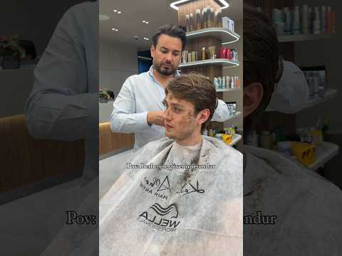 Bir erkeğin en çaresiz anı 💀 #hair #barber #funny #fyp