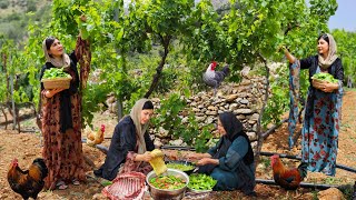 🏡Iran Village Life Beautiful Mix of Traditional Village Cooking in Iran