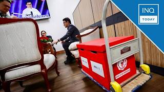 YouTube video thumbnail:  Senate Impeachment Court Receives Duterte tax Records After Marcos Authorization