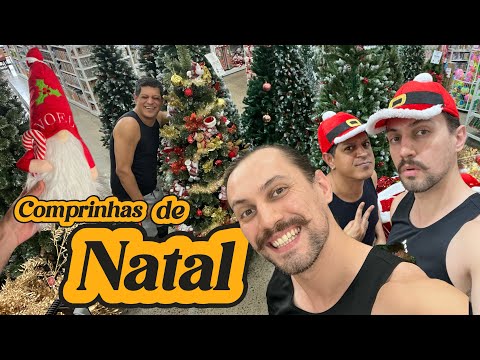 Comprando ÁRVORE DE NATAL e DECORAÇÕES PARA CASA | Como foram nossas compras de Natal?