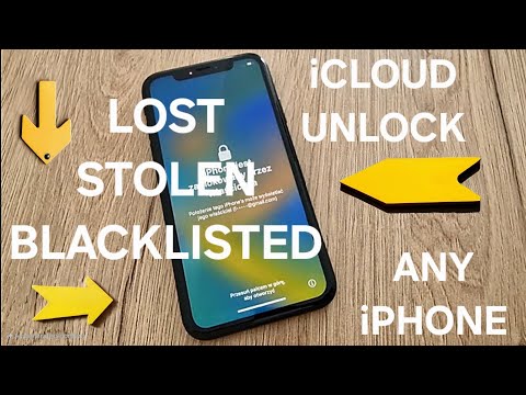 Lost/Stolen/Blacklisted iPhone 6,7,8,X,11,12,13,14,15,16 iCloud Unlock Any iOS without Apple ID☑