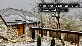 From Wooden Frame to Complete Roof: Watch the Transformation!