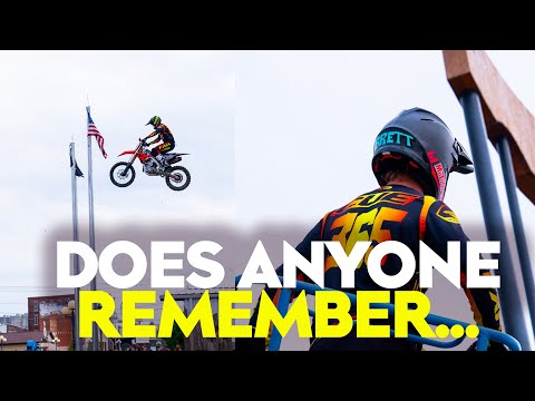 Did Brett Cue Really Launch a Dirtbike Off the World's Largest Rocking Chair?