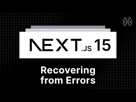 Next.js 15 Tutorial - 26 - Recovering from Errors