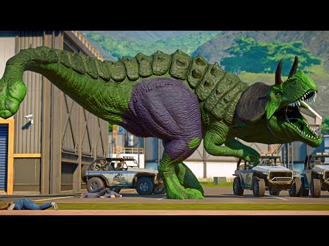 Superhero Dinosaurs Battle in Jurassic World  Superhero Dinosaur Pro 4 Team