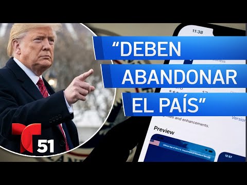 Trump revoca estatus legal a migrantes que entraron con CBP One