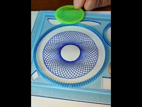 How many rotations did the pen make in total? 🤔 #Spirograph #2024 #shorts