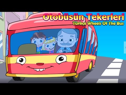 Otobüsün Tekerleri Yuvarlak (Türkçe Wheels On The Bus) Çocuk Şarkısı | Çocuk Şarkıları