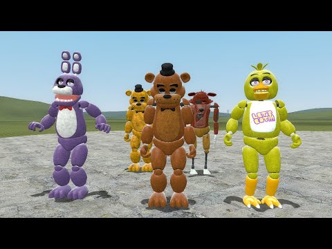 ALL FNAF 1 CHARACTER in Garry's Mod