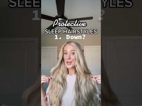 The Best Protective Hairstyles for Sleep! #haircare #shorts