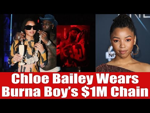 Chloe Bailey Stuns in Burna Boy's $1M Chain at Nigerian Club