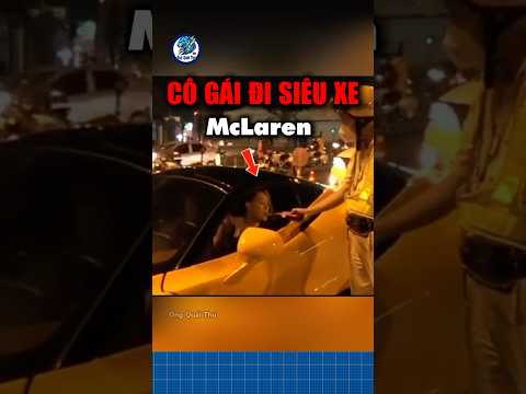 Chị đi siêu xe McLaren nghe bài TRÌNH! #shorts #mclaren