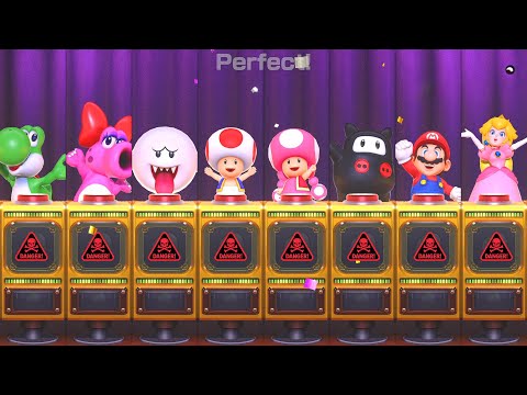 Perfect Play! All-Star Lineup in Super Mario Party Jamboree Minigame Madness