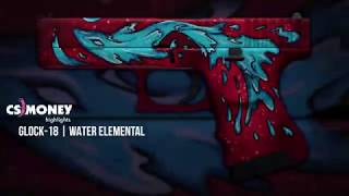 Glock-18 Water Elemental Gameplay