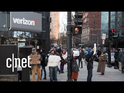 (ENGLISH) New net neutrality rules spark protests