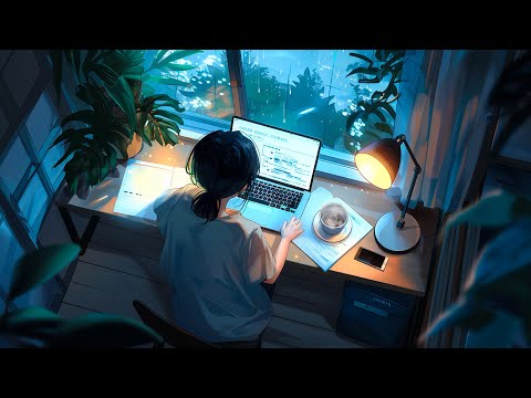 Rainy Night Lofi Study Beats 🌧️ Calm Ambience for Deep Focus, Work & Late Night Chill