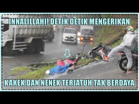 Innalillahi, Live Detik Detik Mengerikan Pengendara Motor Terjatuh Dipinggir Tanjakan Sitinjau Lauik