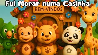 🏠 FUI MORAR NUMA CASINHA 🦎 👸 | Música Infantil 🎵 | Animazoo Kids