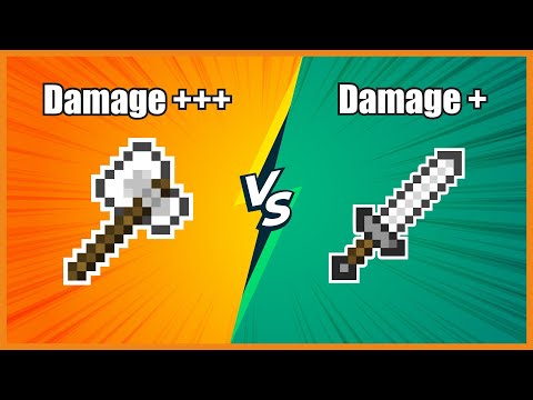 Kenapa Axe Minecraft Damagenya Lebih Gede? #shorts