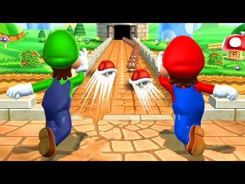 Mario Party 9 - Minigames - Mario vs Luigi vs Peach vs Daisy (Master CPU)