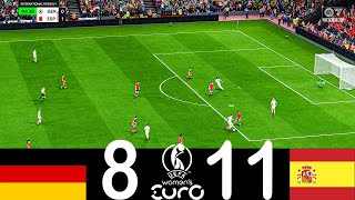 Germany vs Spain | UEFA Women's Euro 2025 | Semi-Final | Fc 25 Ps5 Gameplay