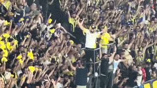 AS Roma FC maçı öncesi Fenerbahçe Tribünleri.