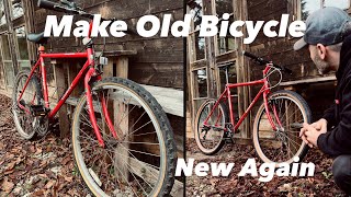 Upgrade Your Old Bicycle I Make New Bike Again I Retro MTB GIANT CHICAGO 1991 Restoration
