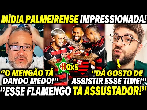 🚨 MÍDIA PALMEIRENSE RASGOU ELOGIOS AO FLAMENGO! ''O MENGÃO ESTÁ ATROPELANDO TODO MUNDO MERMÃO!''