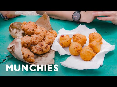 YouTube video thumbnail: The Battle of Rhode Island’s Clam Cakes