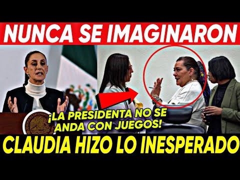 HACE MINUTOS ¡CLAUDIA NO SE ANDA CON JUEGOS! EL INE NNUNCA SE IMAGINO LO QUE SUCEDIÓ