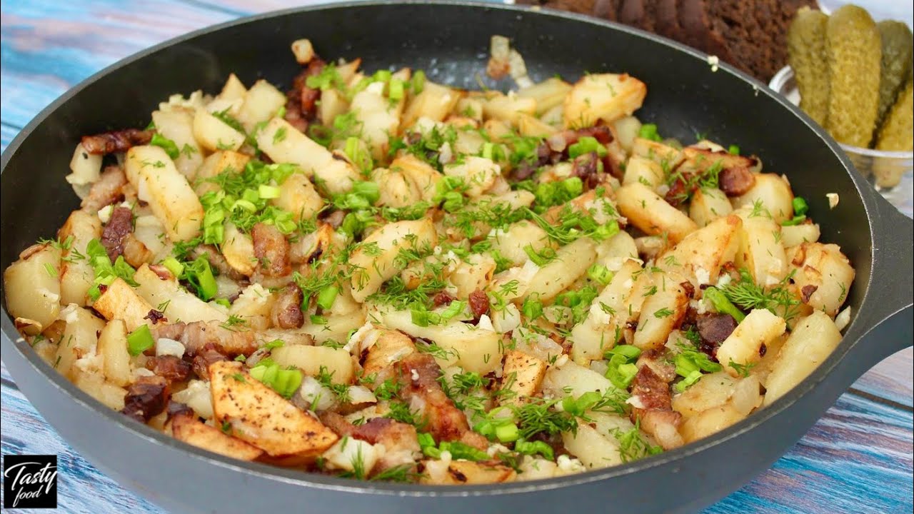 Как Вкусно Пожарить Картошку По-Домашнему Чтобы Все Просили Рецепт!