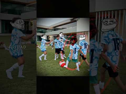 SIUUU In Front Of Messi 💀💀 #funny #tranding #shorts #football #viral #edit