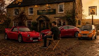 I Put Some Cars, Myself, and an Oscar Outside a Pub Using AI