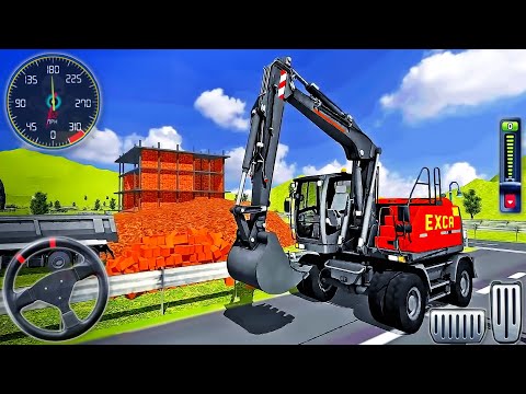 Real Heavy City Construction Simulator 3D - Highway Excavator Vehicles Builder - Android GamePlay