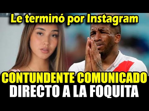 Xiomy Kanashiro le termina a Jefferson Farfan por instagram con contundente comunicado