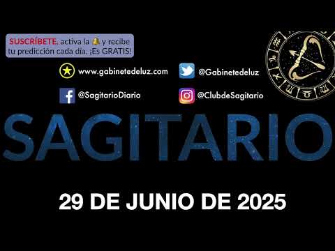 Horóscopo Diario - Sagitario - 28 de Junio de 2025.
