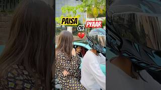 PAISA or PYAAR? 😂🤣 #farazstuntrider #comedy #superbikes #hayabusa
